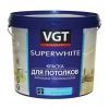 Краска для Потолка VGT Superwhite ВД-АК-2180 3кг Супербелая, Глубокоматовая / ВГТ для Потолка Супервайт.