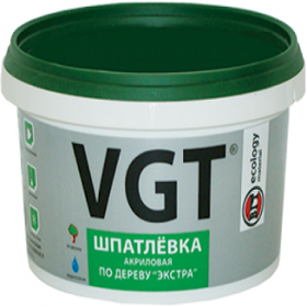 Шпатлевка по Дереву VGT Экстра 1кг Дуб Акриловая, Универсальная / ВГТ Экстра.
