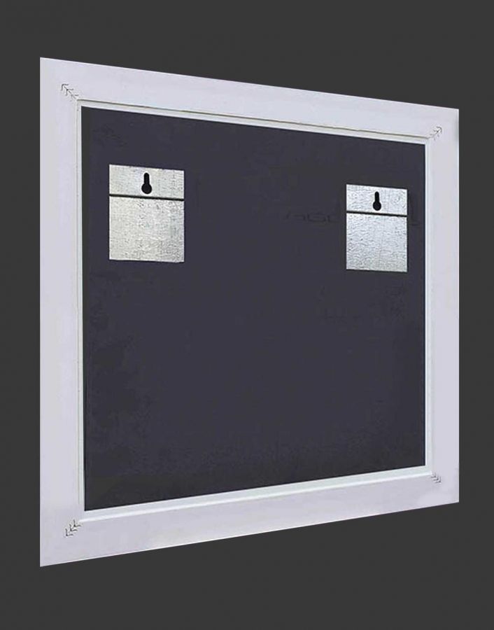 Зеркало в раме настенное в ванную прихожую коридор для дома офиса Shining stone 54х54 золото