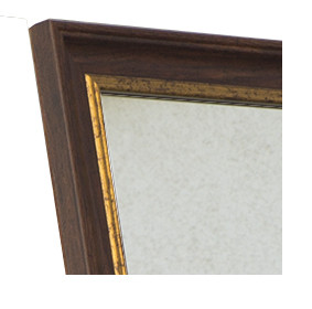 Напольное зеркало в раме на подставке в рост в прихожую спальню коридор Rust 45х169 см коричневый