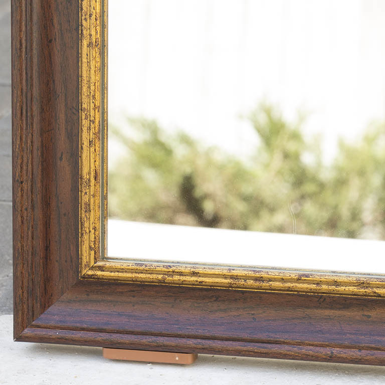 Напольное зеркало в раме на подставке в рост в прихожую спальню коридор Rust 45х169 см коричневый