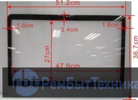 Apple 21.5 Переднее стекло моноблока