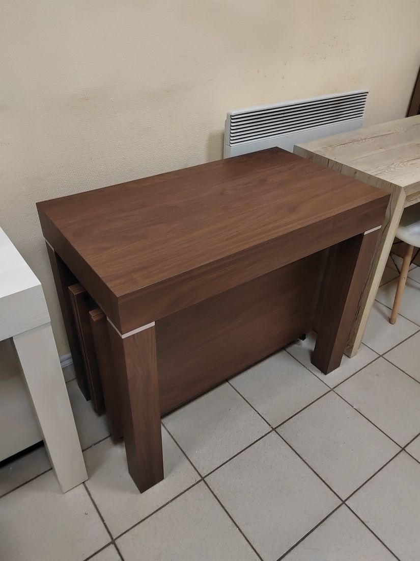 Стол консоль трансформер В 2241 F Дуб Кендал Коньяк