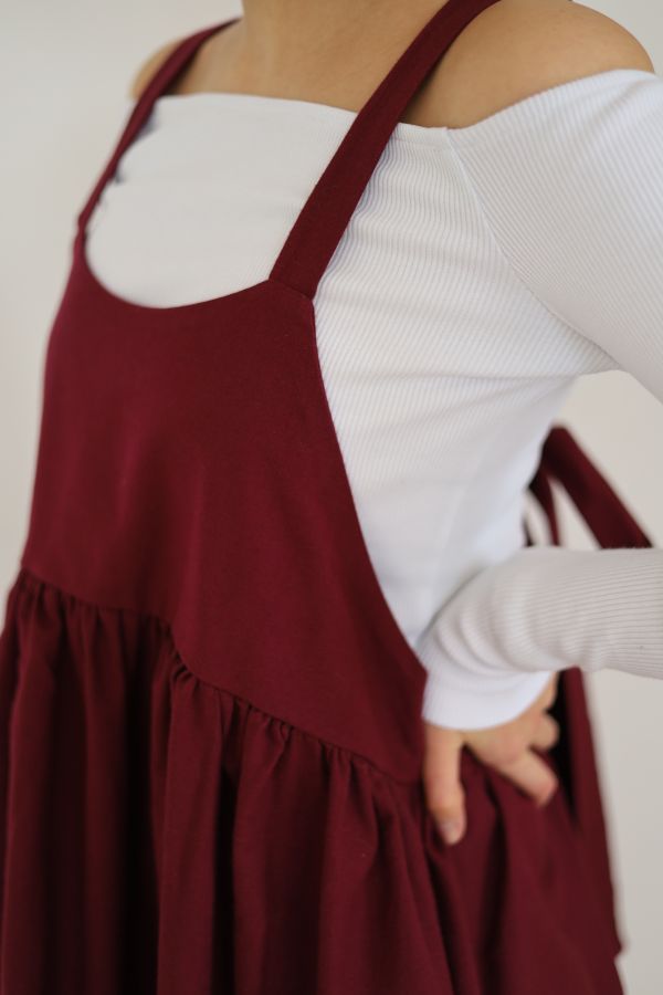 Топ с открытыми плечами белый