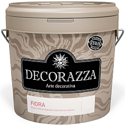 Краска для Стен и Потолков Decorazza Fiora 0.9л FR 10-34 Влагостойкая / Декоразза Фиора.