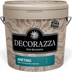 Декоративная Штукатурка Decorazza Aretino 5л с Эффектом Перламутровых Переливов.