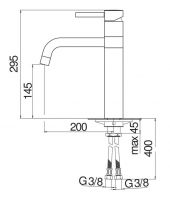 Смеситель для кухни Nobili OZ OZ713/T5 схема 2