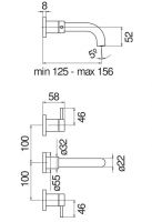 Смеситель для раковины Nobili Velis VE125298/E схема 2