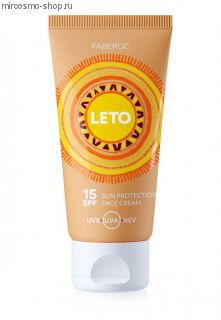 Крем для лица солнцезащитный SPF 15 Leto