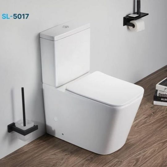 Компакт-моноблок безободковый унитаз SantiLine  SL-5017 схема 4