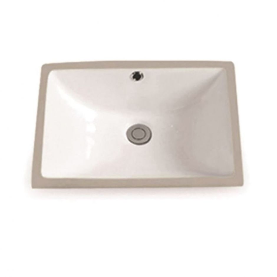 Изображение Керамическая встраиваемая снизу раковина SantiLine SL-3003 47 х 35