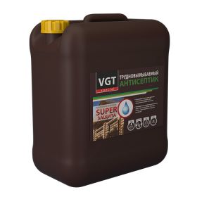 Антисептик Трудновымываемый VGT 5кг для Наружной и Внутренней Обработки / ВГТ.