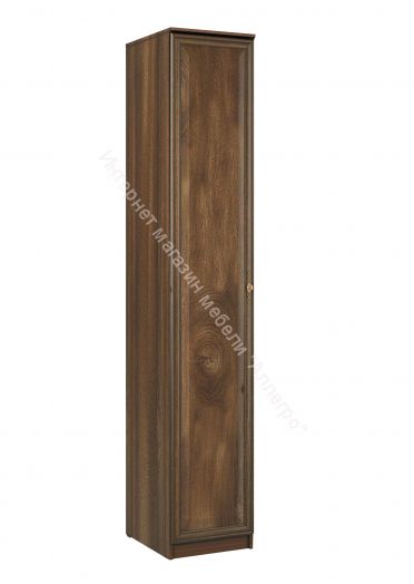 Шкаф - пенал 06.25 Габриэлла, Дуб кальяри/ПВХ Дуб коньяк/патина