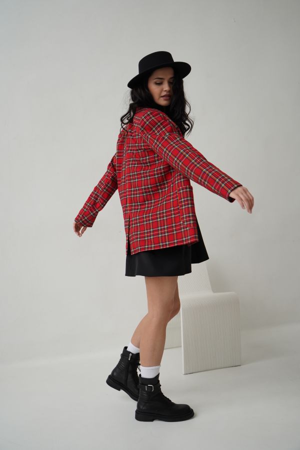 Пиджак в клетку