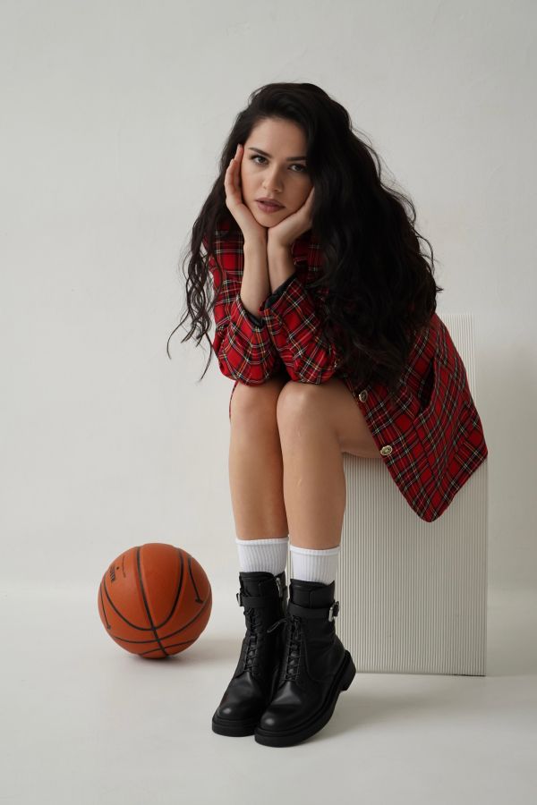 Пиджак в клетку