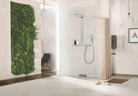 Душевая система с верхним душем Hansgrohe Rainmaker Select Showerpipe 460 2jet 27109400 ФОТО