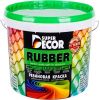 Резиновая Краска Super Decor Rubber 6кг для Кровли, Оцинковки, Металлоконструкций, Цоколей, Фасадо из Деревва и Минеральных Поверхностей, Бассейнов / Супер Декор Руббер