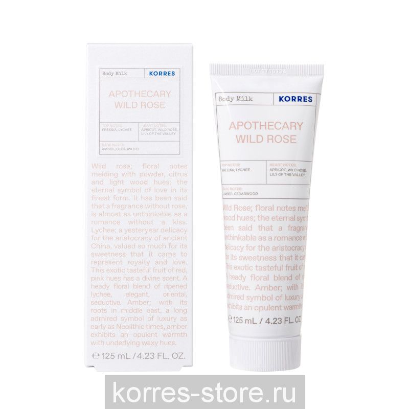 KORRES МОЛОЧКО ДЛЯ ТЕЛА АПТЕЧНАЯ ДИКАЯ РОЗА