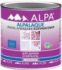 Эмаль для Дерева и Металла Alpa Alpalaque 2.5л Полуматовая, Алкидная, Белая / Альпа.