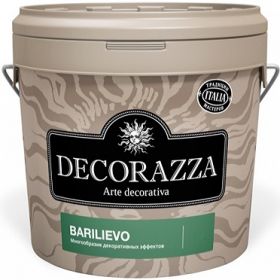 Краска Фактурная Decorazza Barilievo 15кг Белый для Многообразия Декоративных Эффектов / Декоразза Барильево.
