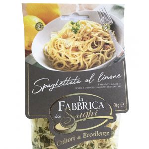 Приправа для приготовления соуса Аль Лимоне к пасте Spaghettala al Limone La Fabbrica del Sughi 50 г - Италия