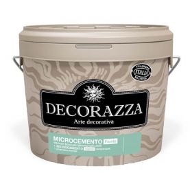 Декоративная Штукатурка Decorazza 3кг MC 10-11 Microcemento Fronte + Legante с Эффектом Бетона Мелкая Фракция / Декоразза Микроцементо Фронте.