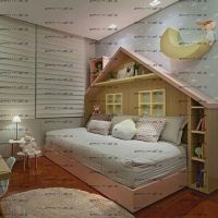 Кровать Домик для девочки Sunflower №IR6 (любые размеры)
