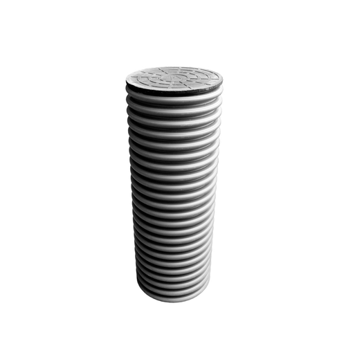 Колодец 300х1500мм дрен. смотр. без отвод. с крышкой и дном в комплекте. (черный) Колодец 300х1500мм дрен. смотр. без отвод. с крышкой и дном в комплекте. (черный)