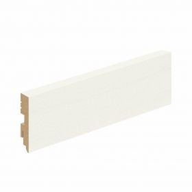 Плинтус с Экошпоном Bravo Плинтус Тип-0 White Wood 16x70x2050мм / Браво