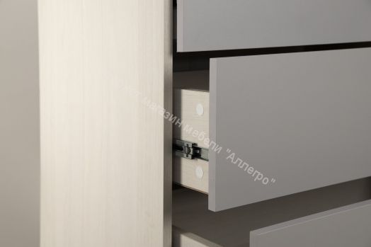 Комод 57.04 Аданте, Ясень анкор светлый/Серый