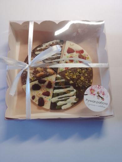 Шоколадная мини пицца 15х15 см