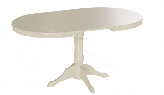 Стол обеденный Торонто Т1 исп. 2 Б-121 Слоновая кость