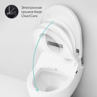 Подвесной унитаз AM.PM Awe C111739SC с электронной крышкой биде Clean Care схема 9