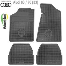 Коврики Audi   80 / 90 (B3) от 1987 - 1991 в салон резиновые Gumarny Zubri (Чехия) - 4 шт.