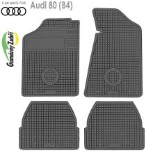 Коврики Audi  80 (B4) от 1991 - 1995 в салон резиновые Gumarny Zubri (Чехия) - 4 шт.