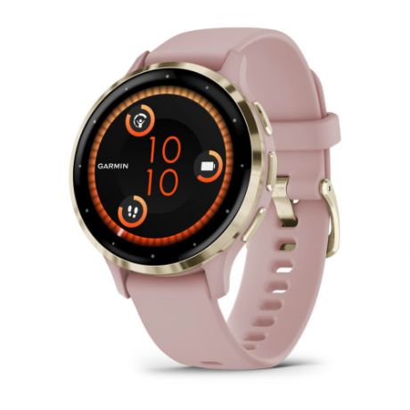 Garmin VENU 3S розовые с золотистым безелем