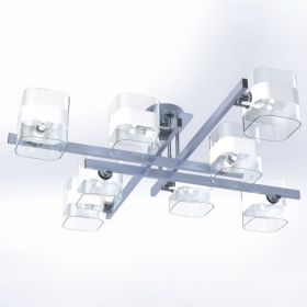 Люстра Потолочная Citilux Вирта CL139280 Алюминий / Ситилюкс.