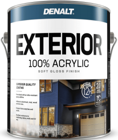 Краска Фасадная 2 в 1 Denalt 610 Siding Exterior 0.927л Акрил-Уретановая для Наружных Работ.