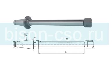 Штанга для горизонтально-фрезерного станка  7175-50-60-900 900мм Bison Bial