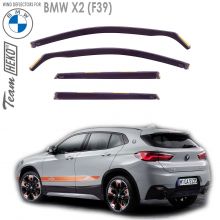 Дефлекторы BMW X2 (F39) от 2018 -  2023 для дверей вставные Heko (Польша) - 4 шт.