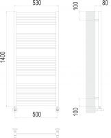 Электрический полотенцесушитель TERMINUS Ватикан П22 50х140 схема 4
