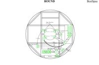 Круглый гидромассажный СПА бассейн BestSpas Round 200х200 схема 10