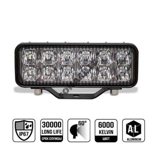 Светодиодная фара OSRAM FR12-36W FLOOD ближний, рабочий свет