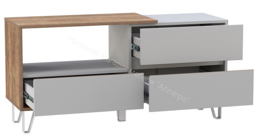 Тумба под ТВ 58.07 Гавана, Кейптаун/Серый