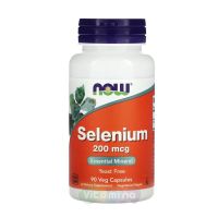 Now Foods Selenium Селен 200 мкг, 90 капс