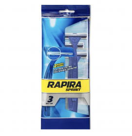 Станки RAPIRA Sprint 2лезвия, платин.покр. 3шт.