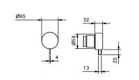 Смеситель для душа Fantini AF/21 A763B схема 6