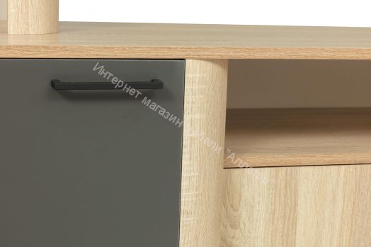 Стенка Виста-19, Дуб сонома/Диамант серый