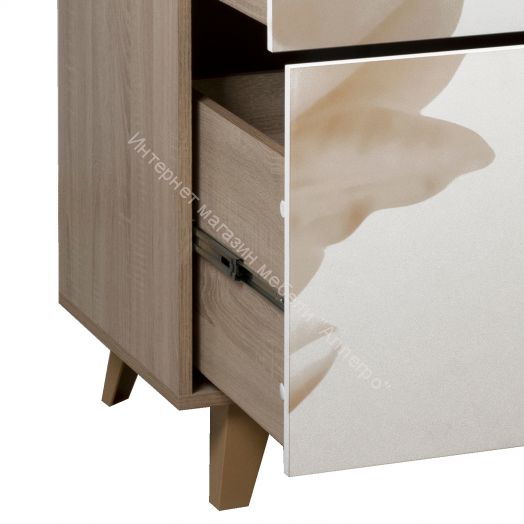 Комод 63,01 Аккорд, Дуб сонома/Белый