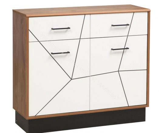 Комод 54.07 Гамма 1000 мм, Таксония/Белый